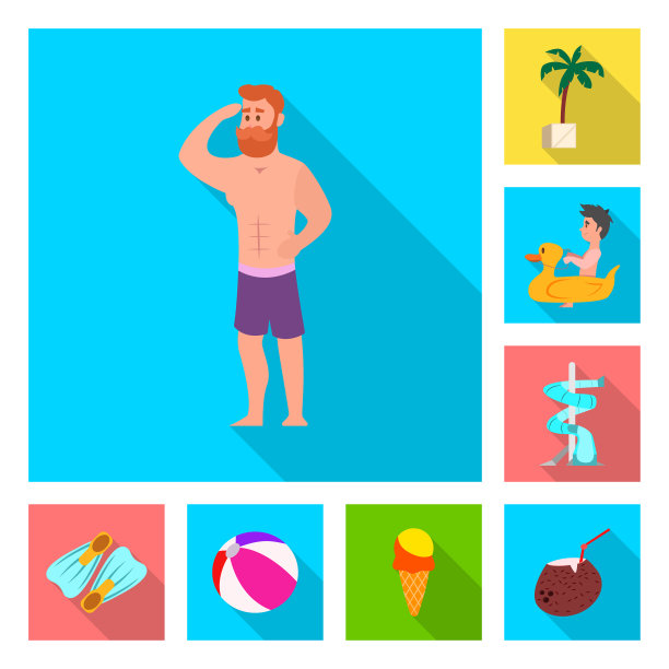 游泳池及游泳标志图片下载