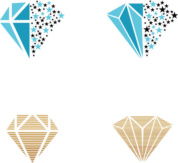 钻石标志设计灵感图片下载