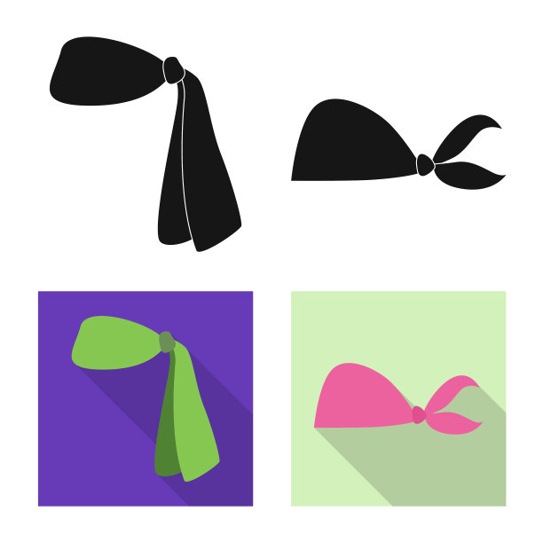 围巾和披肩符号的设计图片下载