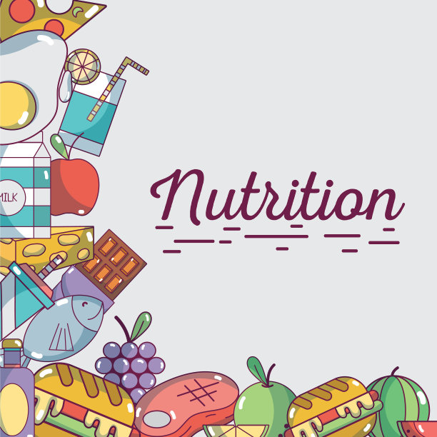 食品天然营养成分背景图片下载