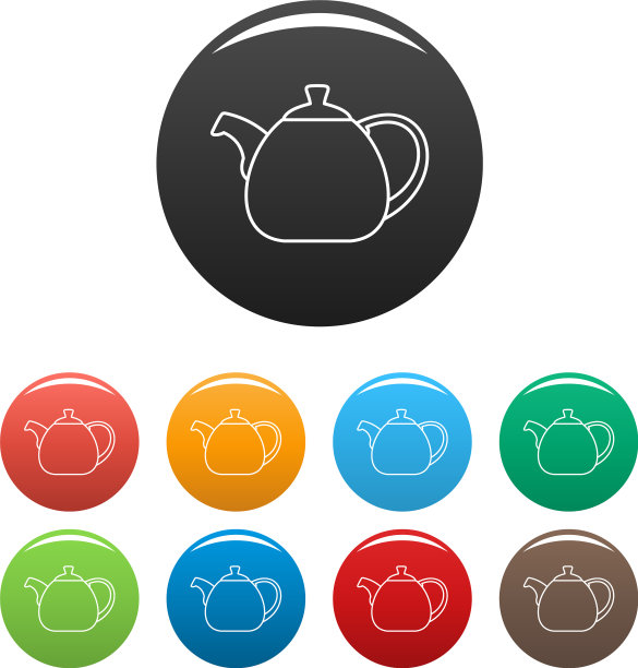 壶腹水壶图标设置颜色图片下载