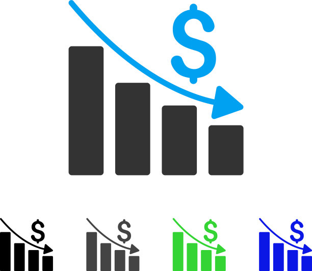 衰退平图标图片下载