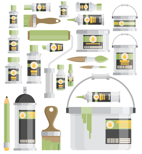 平面设计图标艺术用品集艺术图片下载