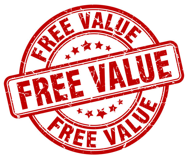 免费价值的红色垃圾邮票图片下载