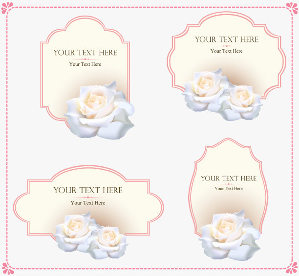 复古装饰贺卡模板图片下载