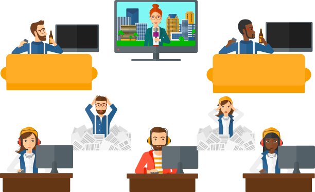 一组商业人物和媒体人图片下载