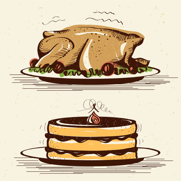 笑容灿烂的家庭主妇在烤火鸡图片下载