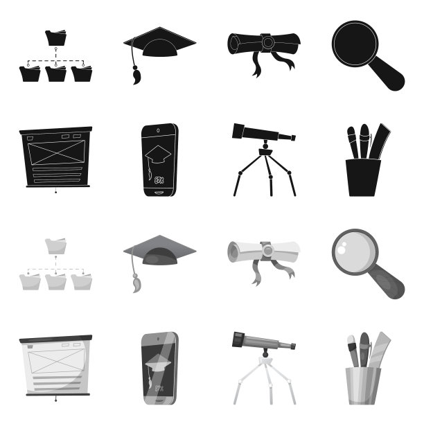 教育和学习标志图片下载