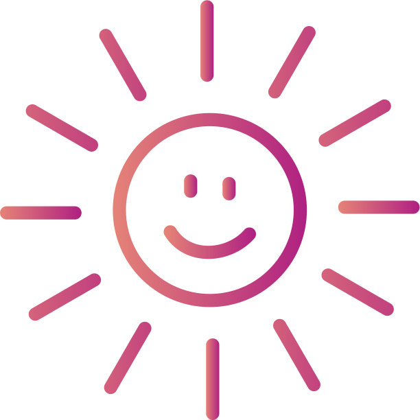 太阳微笑的图标图片下载