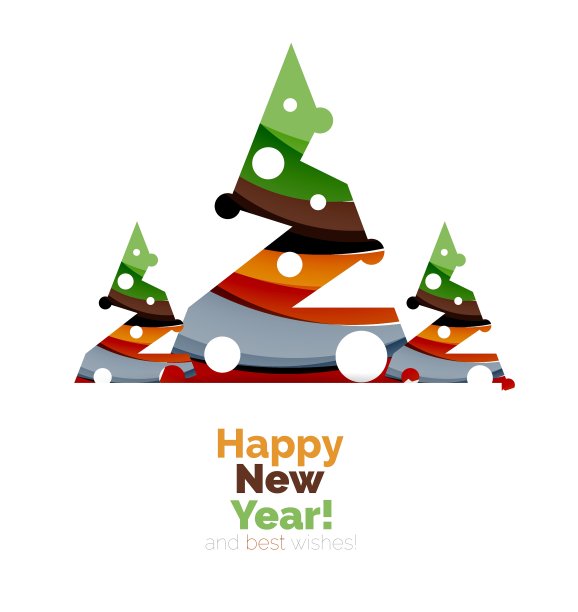 圣诞节彩色几何抽象背景图片下载