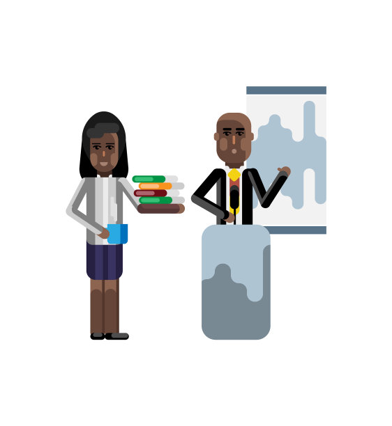 黑人演讲者做商业演讲图片下载