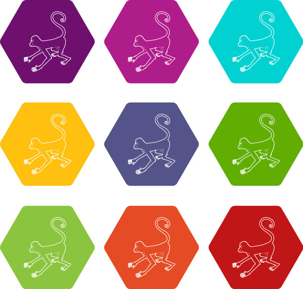 顽皮的猴子图标集9图片下载