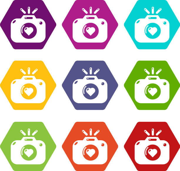 婚礼摄影图标集9图片下载