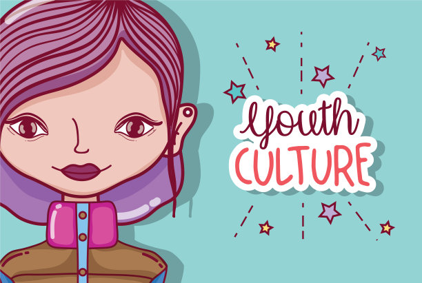 青年文化千禧女性漫画图片下载