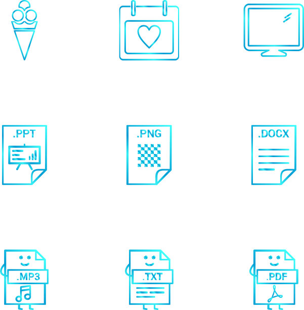 圆锥日历监视器PPT PNG docx mp3 mp4图片下载