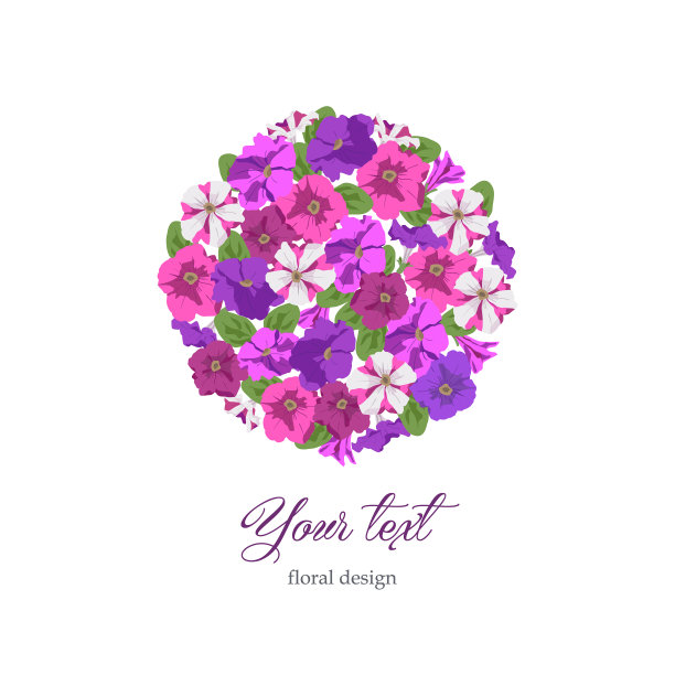 商业模板花卉设计圈图片下载