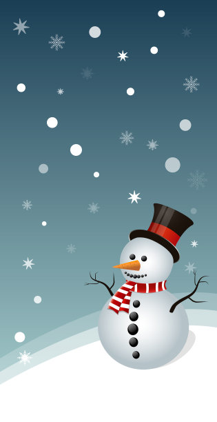 一套垂直的圣诞横幅背景图片下载