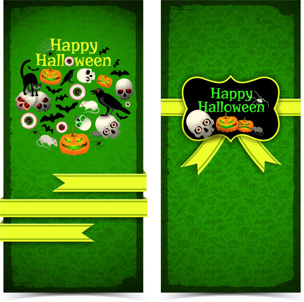 万圣节垂直横幅图片下载