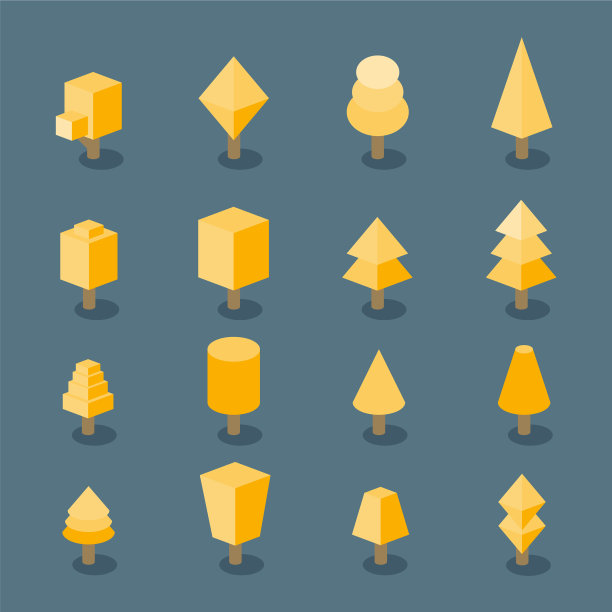 树组等距图片下载