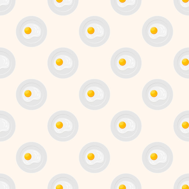 炒蛋板上无缝图案图片下载