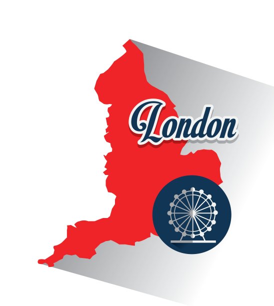 孤立的地图和眼睛设计图片下载