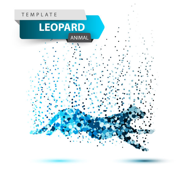 豹子在跳点图片下载