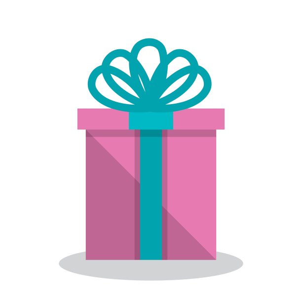 礼盒呈现孤立图标图片下载