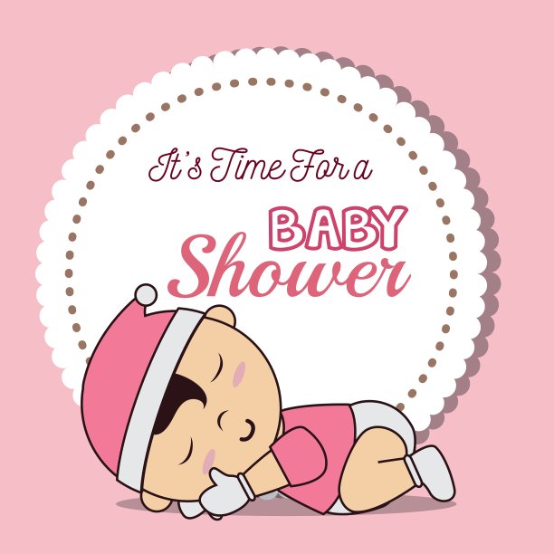 婴儿送礼会邀请，婴儿睡着了图片下载