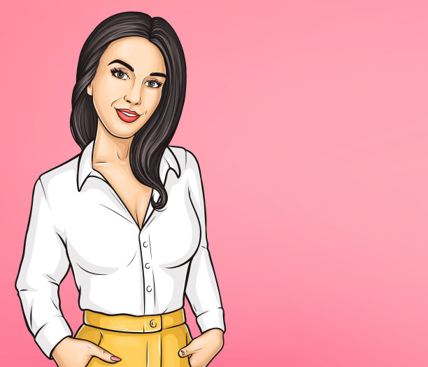 女性美容时尚广告海报模板图片下载