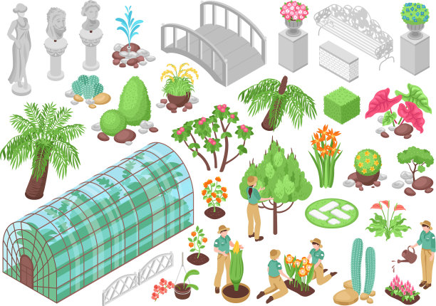 植物园图标集图片下载