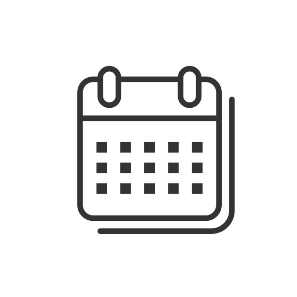 扁平风格的日历计划图标图片下载