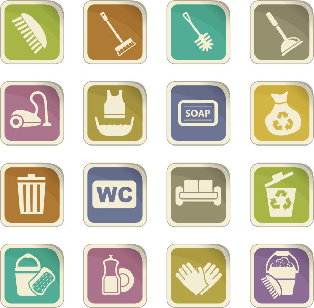 清洁图标设置图片下载