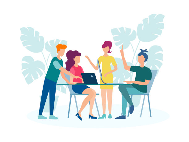 办公室概念谈判图片下载