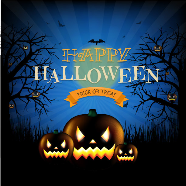 hallooween聚会海报图片下载