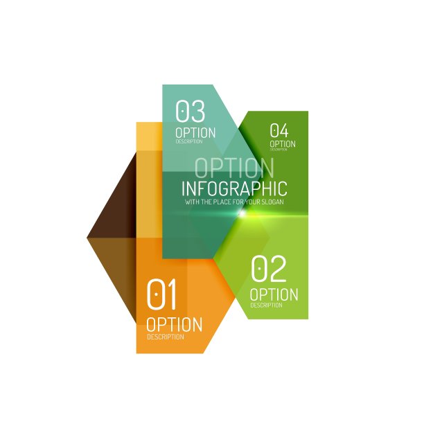 信息图现代模板-几何形状图片下载