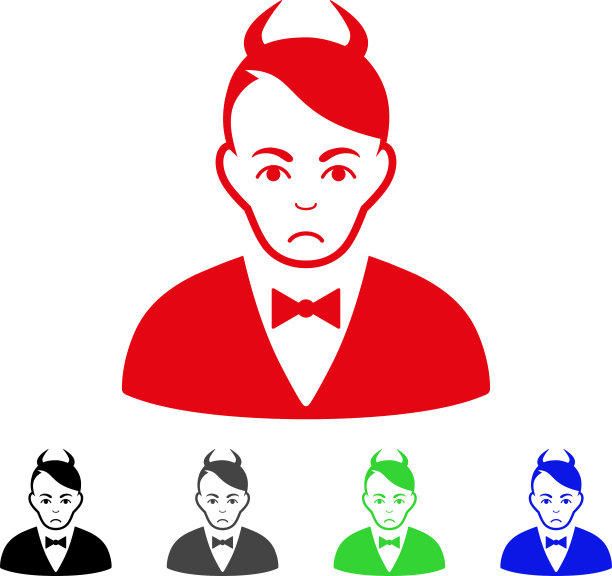 悲伤的魔鬼图标图片下载
