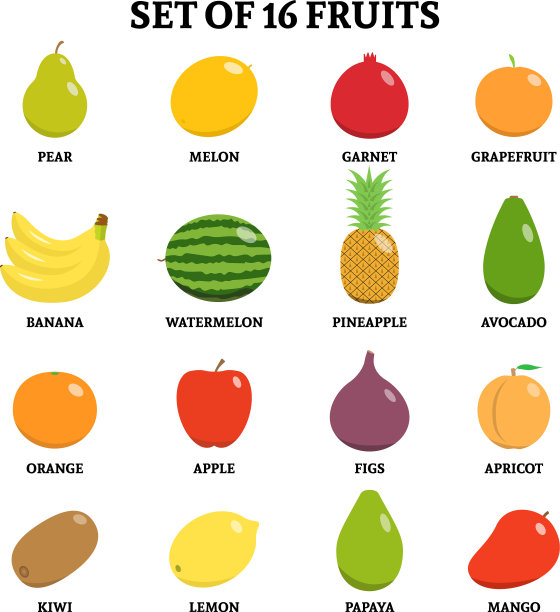 一套水果签名图片下载