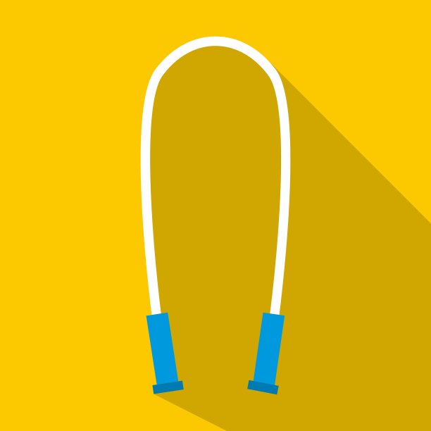 跳绳图标扁平化风格图片下载