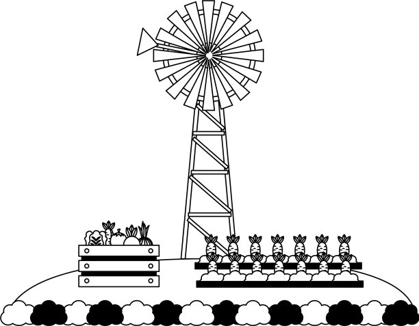 风车农场新鲜图片下载