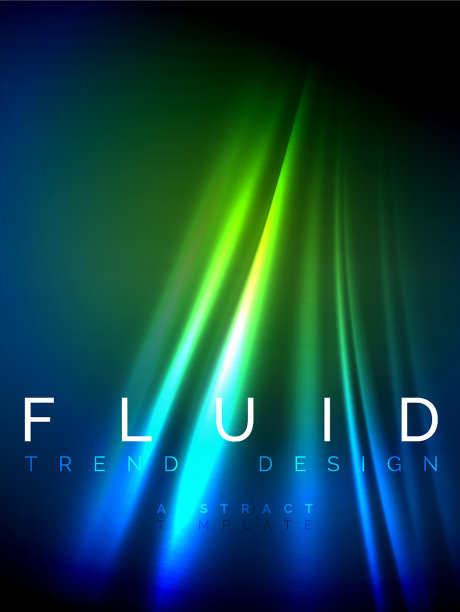 氖发光的波，神奇的能量和光运动图片下载