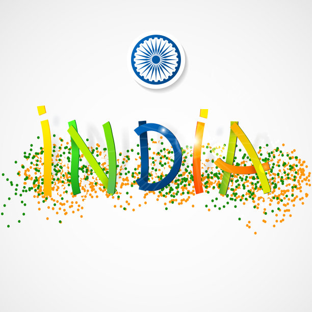 印度的天际线上有莫斯克和大象图片下载