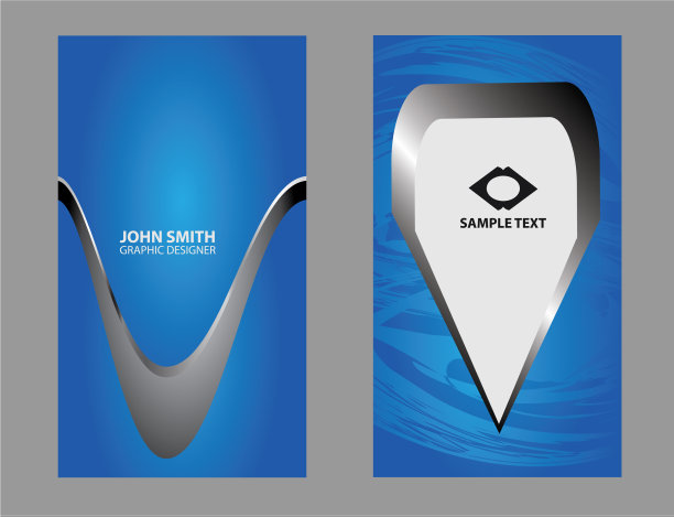 彩色名片套装图片下载