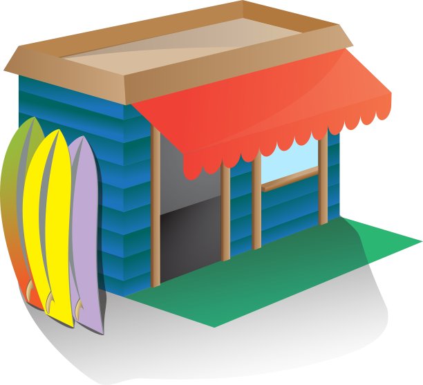 周围的运动器材-租冲浪板或图片下载