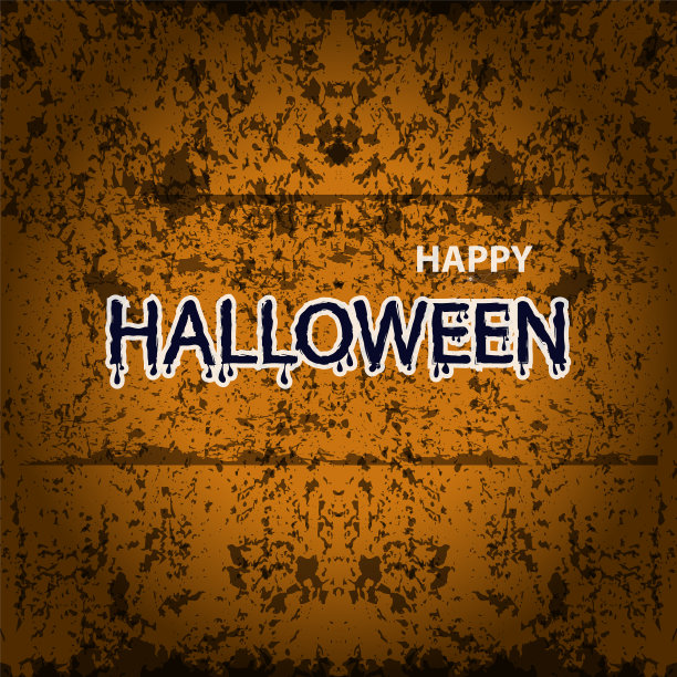 万圣节横幅书法图片下载