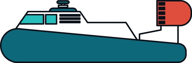 孤立的船舶设计图片下载