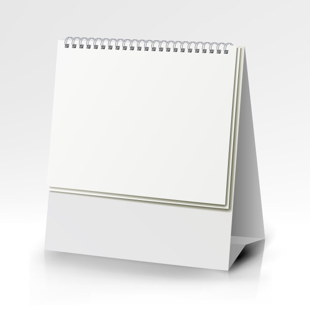 螺旋日历表空白支架持有人图片下载