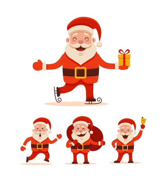 卡通圣诞老人图片下载