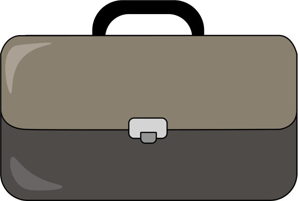 黑色正式办公包或颜色图片下载