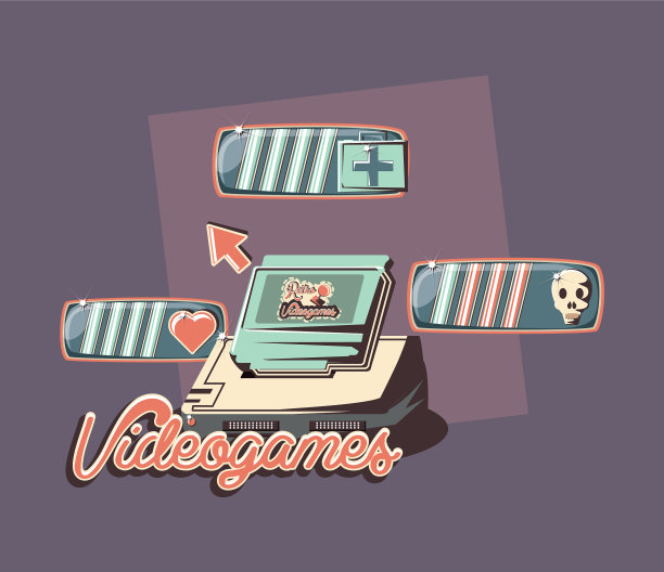 复古游戏设计图片下载