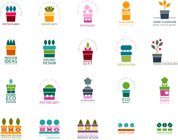 一套植物标识存储图片下载